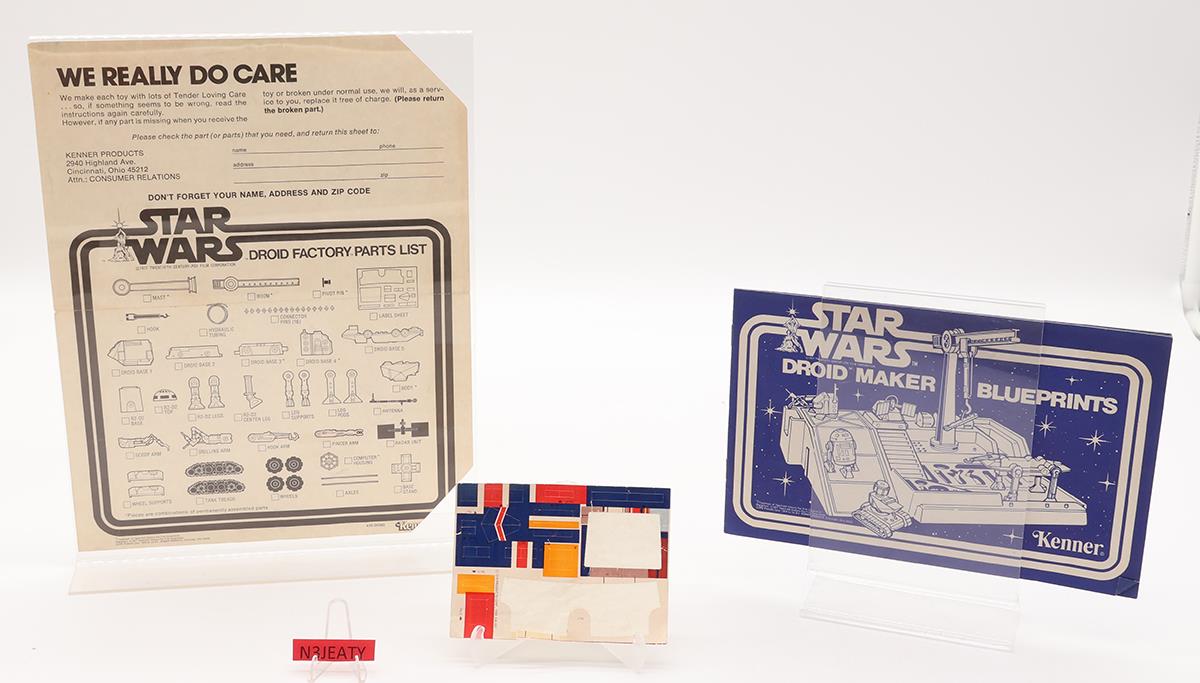 Droid Factory 100% Complete Star Wars 1980 Kenner Vintage Action Figure Playset