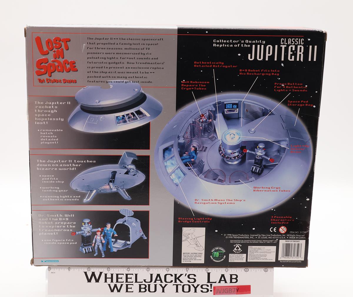Classic Jupiter II Lost in Space 1998 Trendmasters Action Figure Vehicle NEW MIB
