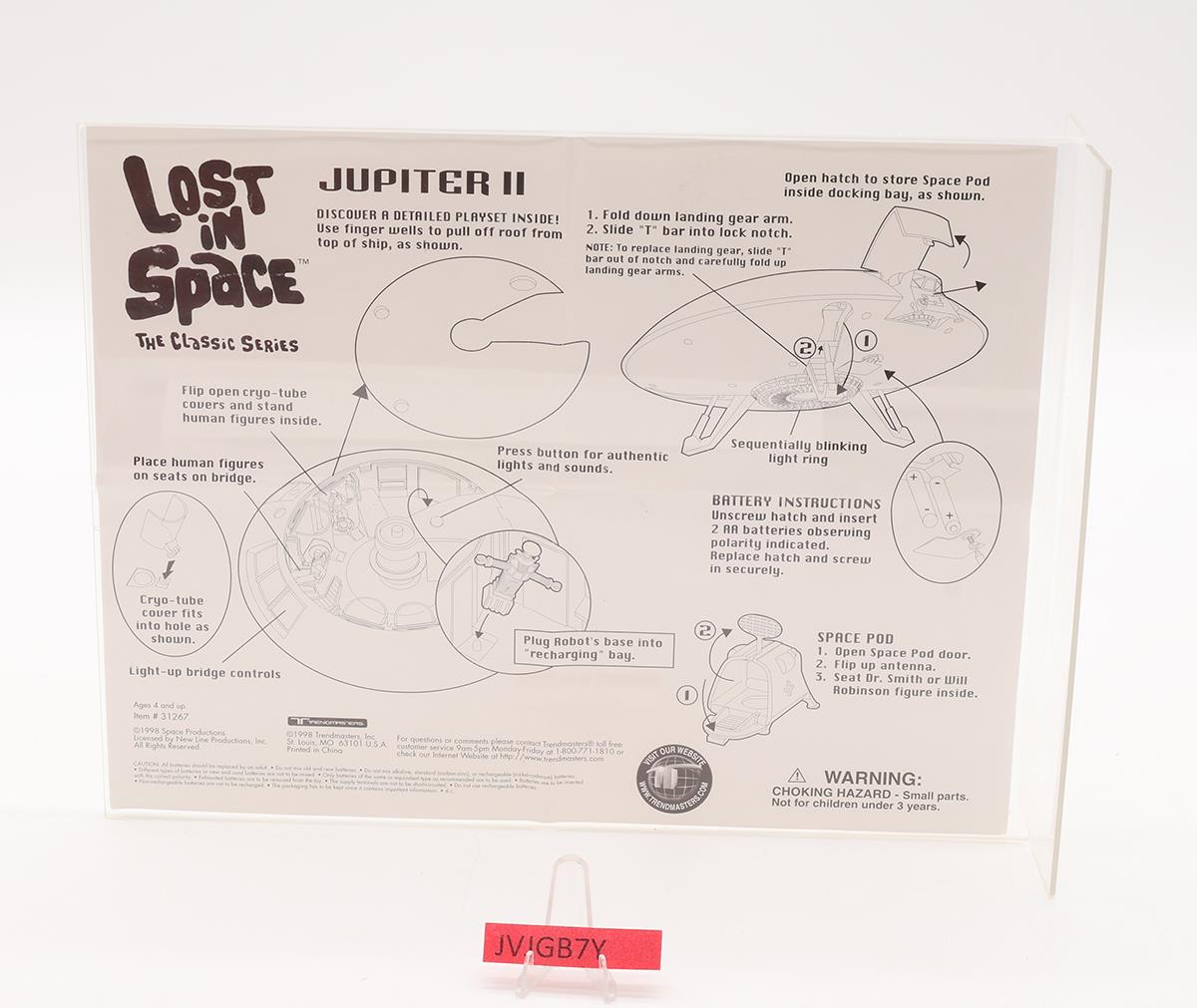 Classic Jupiter II Lost in Space 1998 Trendmasters Action Figure Vehicle NEW MIB