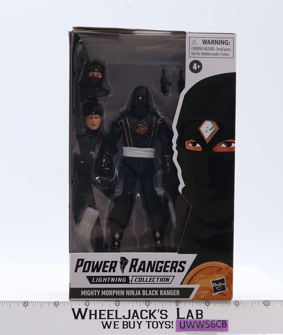 Ninja Black Ranger Power Rangers Lightning Collection 2021 Hasbro NEW SEALED