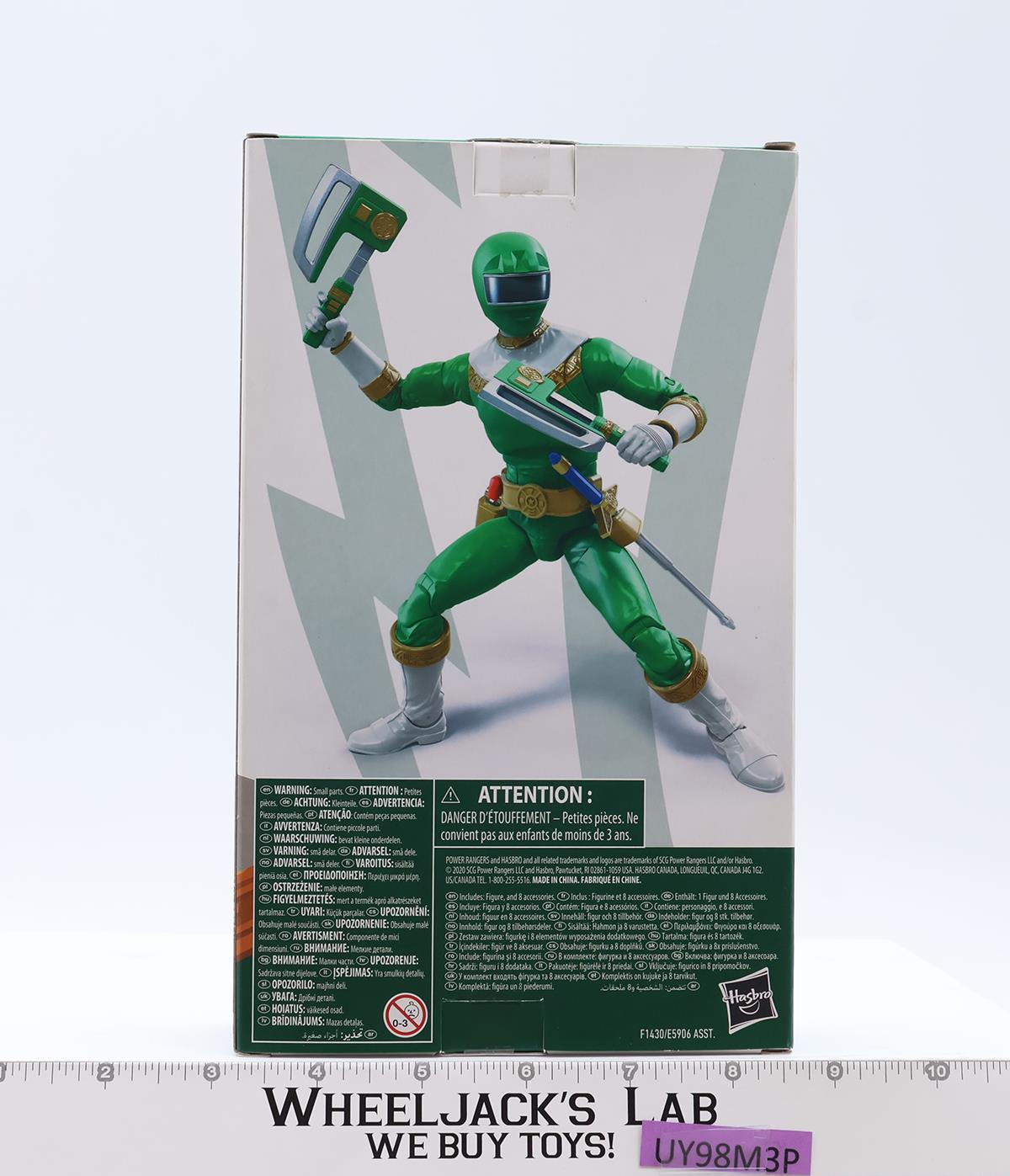 Zeo Green Ranger Power Rangers Lightning Collection 2020 Hasbro NEW SEALED