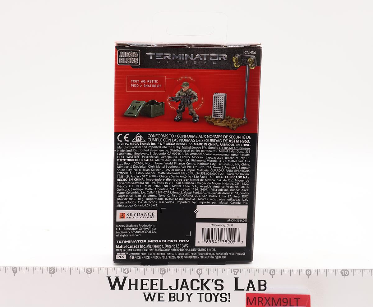 Resistance Soldier Terminator Genesys 2015 Mega Bloks NEW SEALED