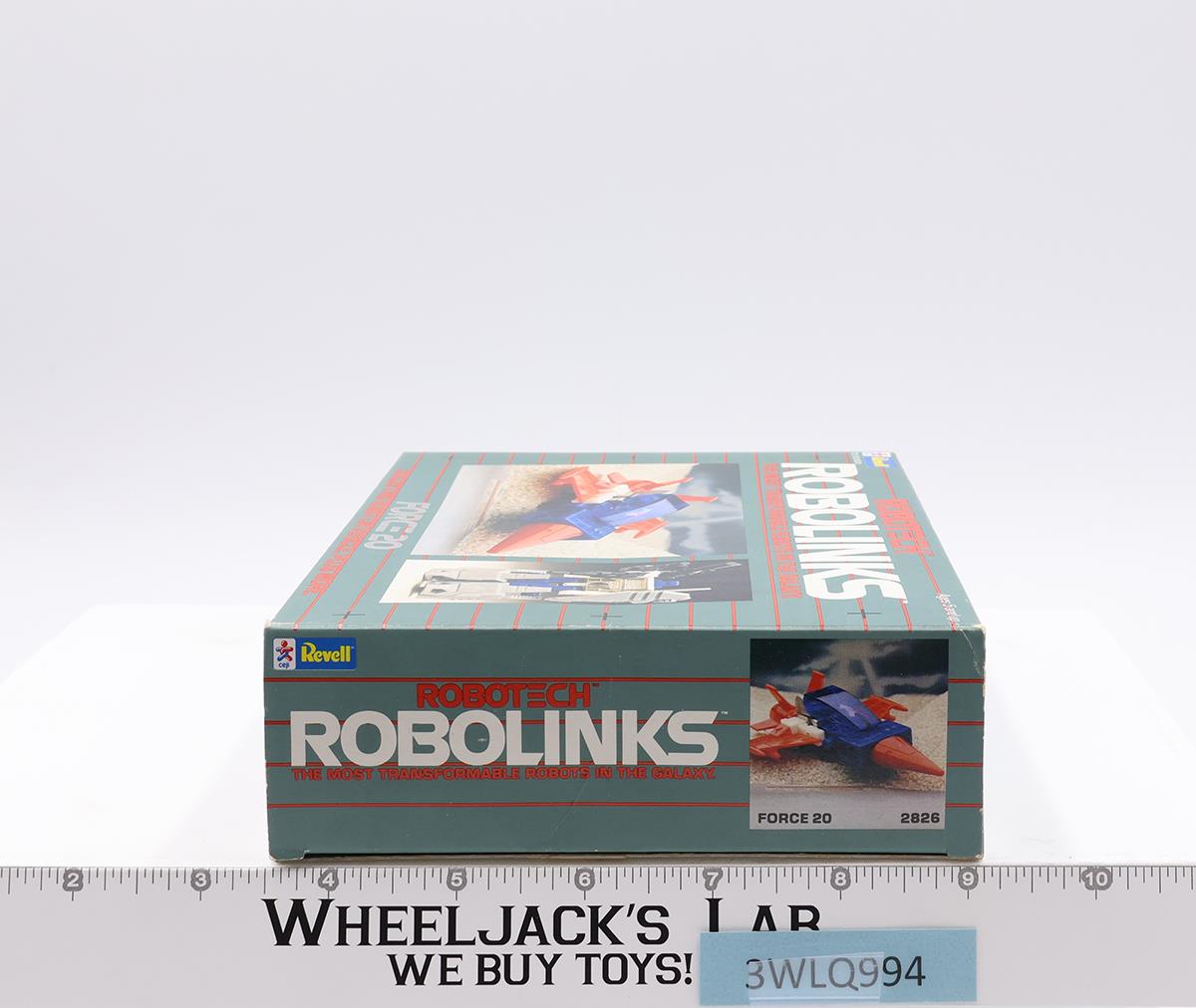 Force 20 Fighter Jet 100% Complete Robolinks Robotech 1985 Revell Action Figure