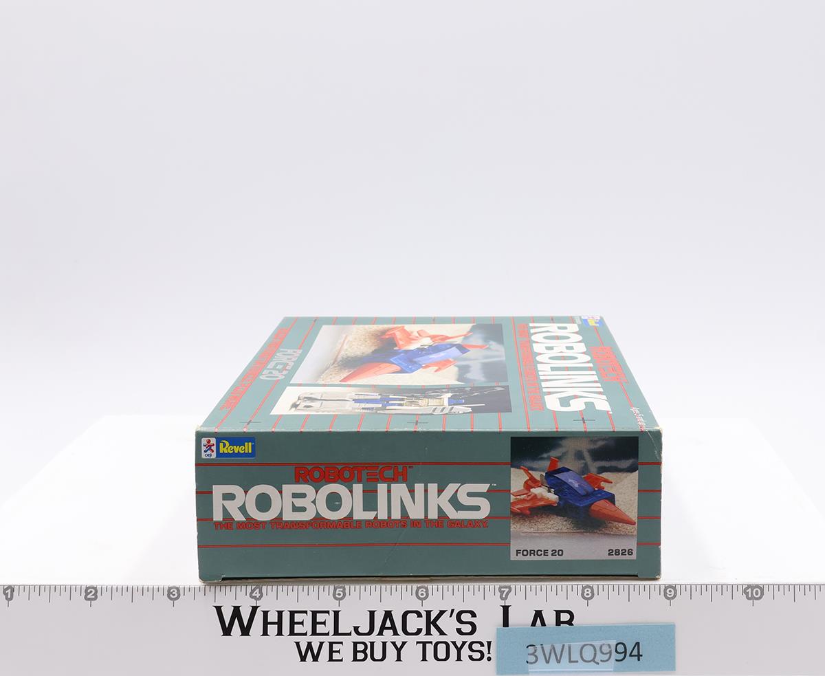 Force 20 Fighter Jet 100% Complete Robolinks Robotech 1985 Revell Action Figure