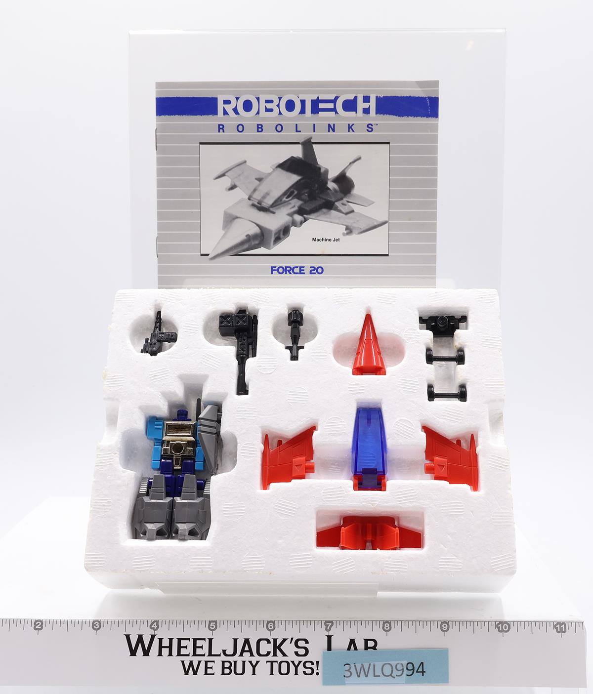 Force 20 Fighter Jet 100% Complete Robolinks Robotech 1985 Revell Action Figure