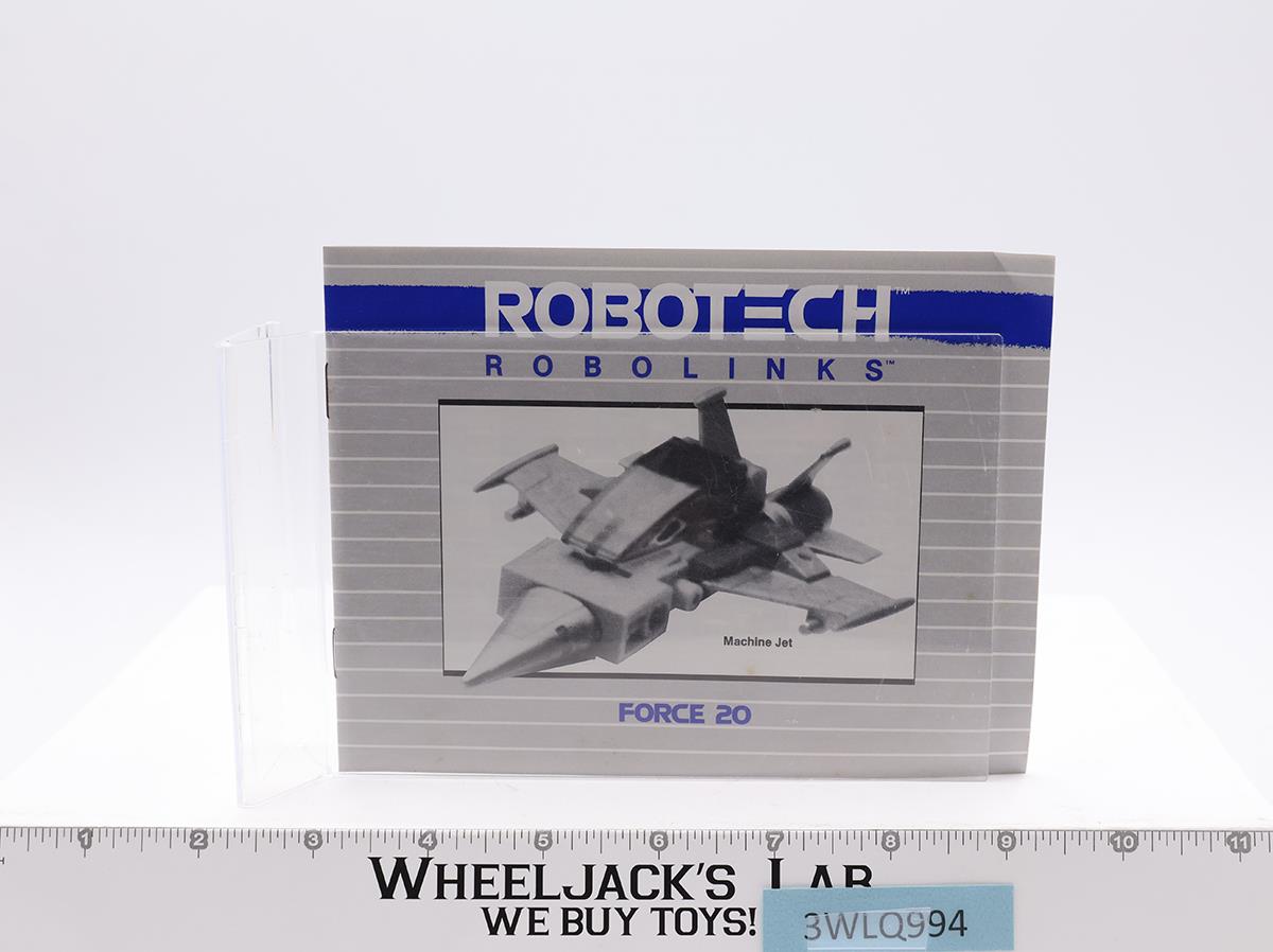 Force 20 Fighter Jet 100% Complete Robolinks Robotech 1985 Revell Action Figure
