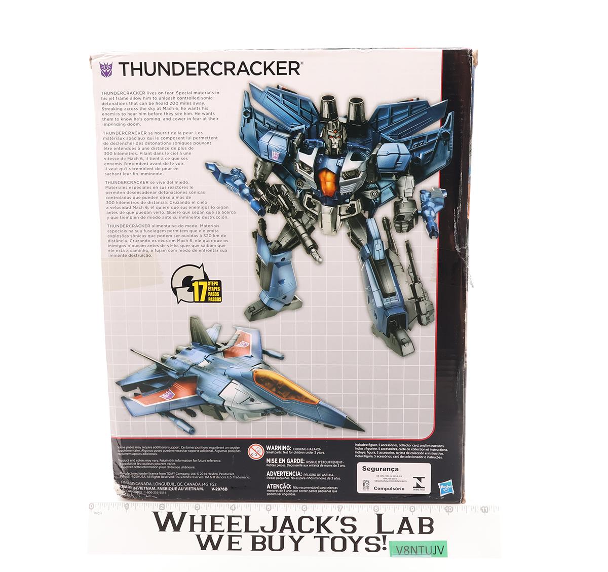 Thundercracker Transformers Combiner Wars 2014 Hasbro Action Figure NEW MIB