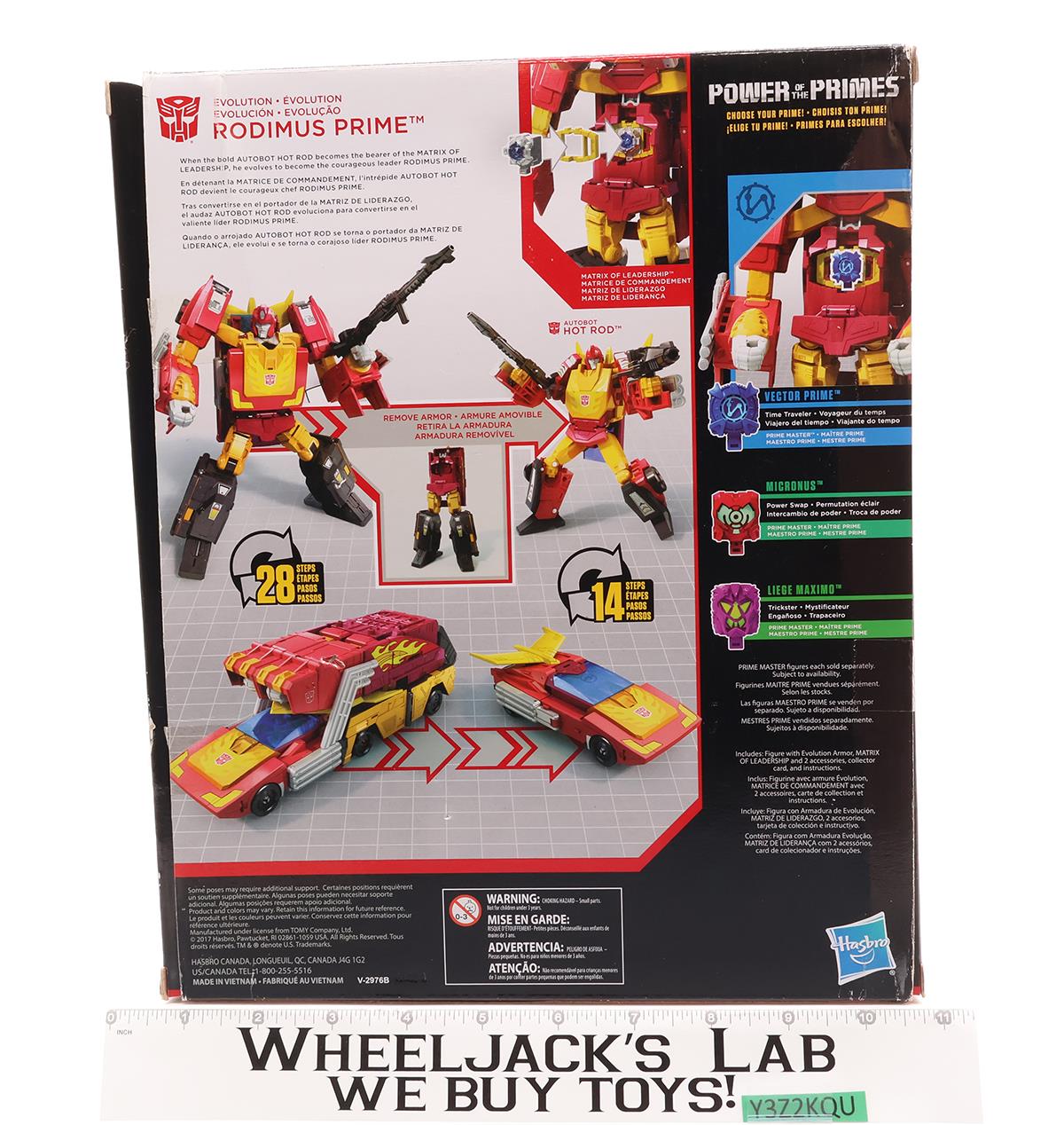Rodimus Prime Transformers Power of the Primes 2017 Hasbro Action Figure