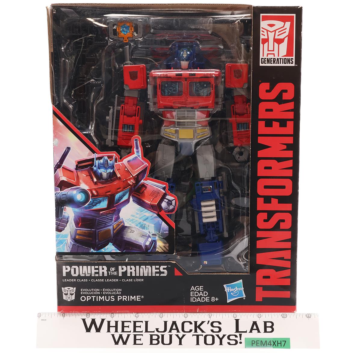 Optimus Prime Transformers Power of the Primes 2017 Hasbro Figure NEW MIB
