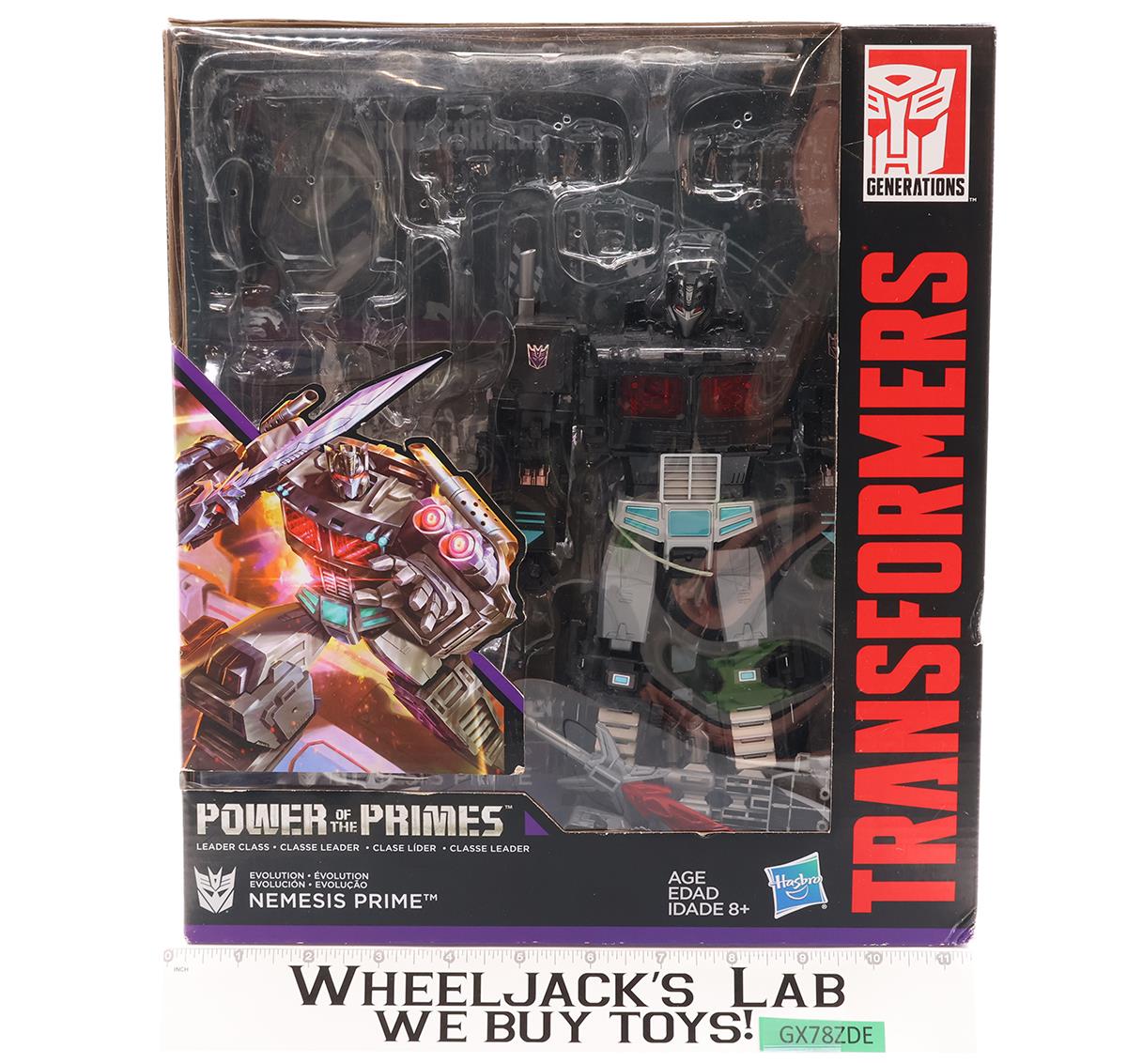 Nemesis Prime Transformers Power of the Primes 2017 Hasbro Action Figure