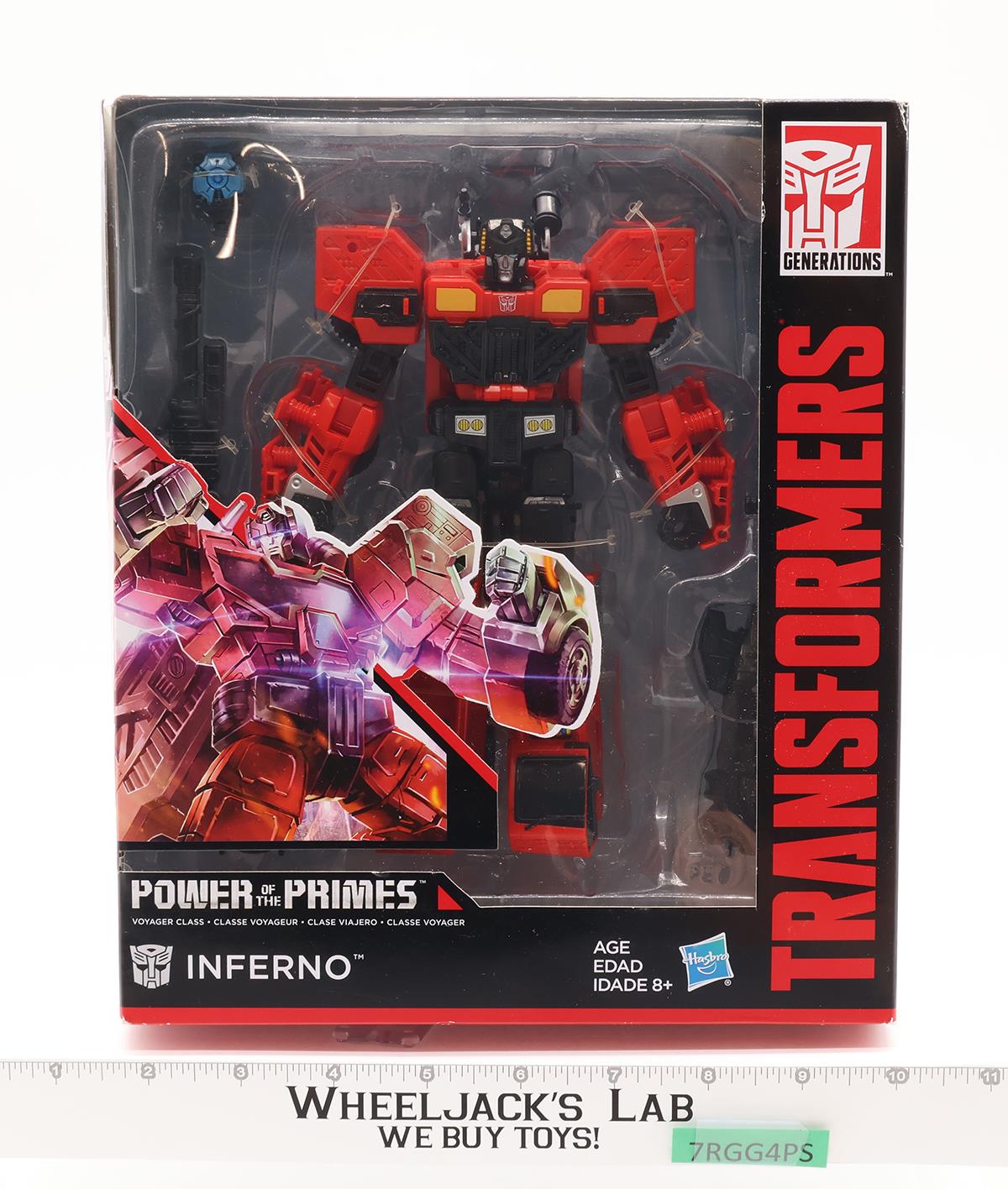 Inferno Transformers Power of the Primes 2017 Hasbro Action Figure NEW SEALED