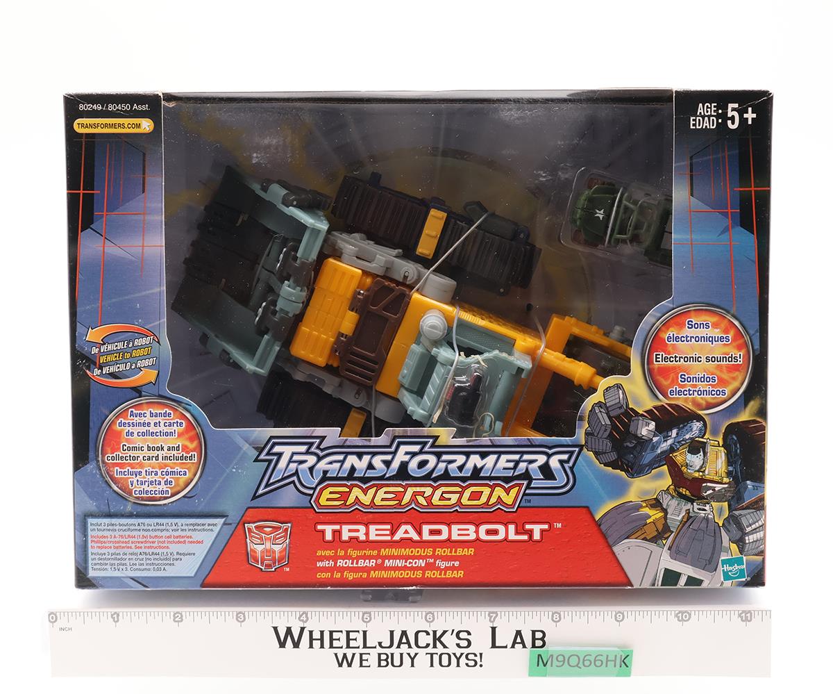 Treadbolt Transformers Energon RID 2003 Hasbro Action Figure NEW SEALED