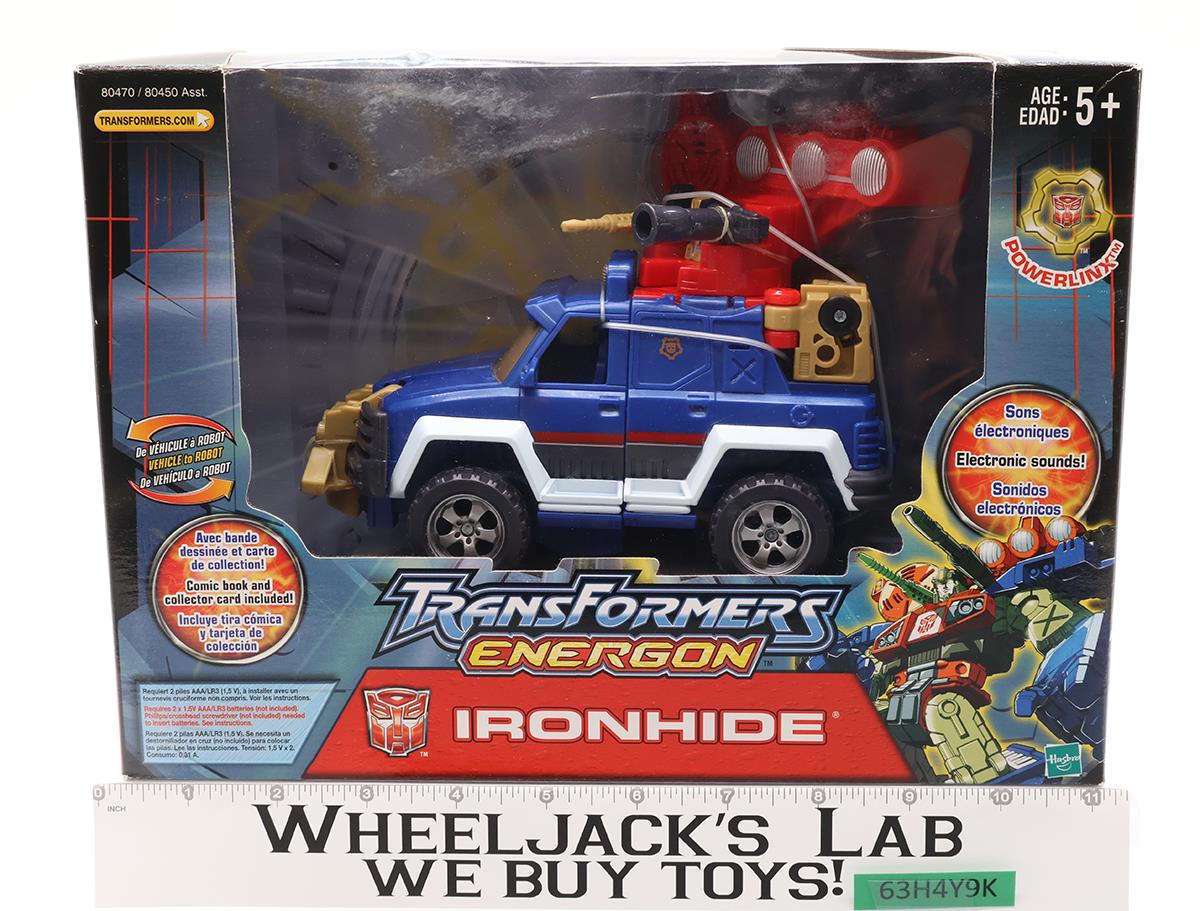 Ironhide Transformers Energon RID 2004 Hasbro Action Figure NEW SEALED
