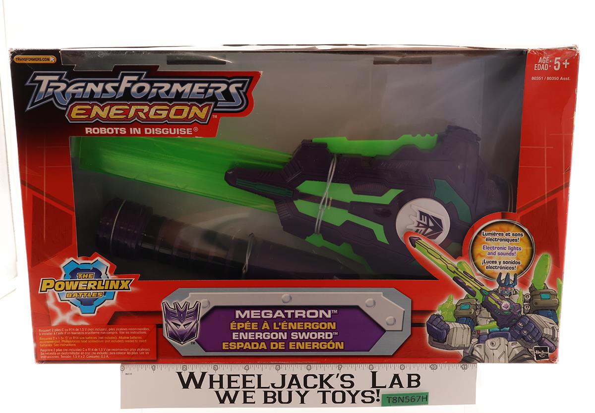 Megatron Energon Sword Transformers Energon 2004 Hasbro NEW SEALED