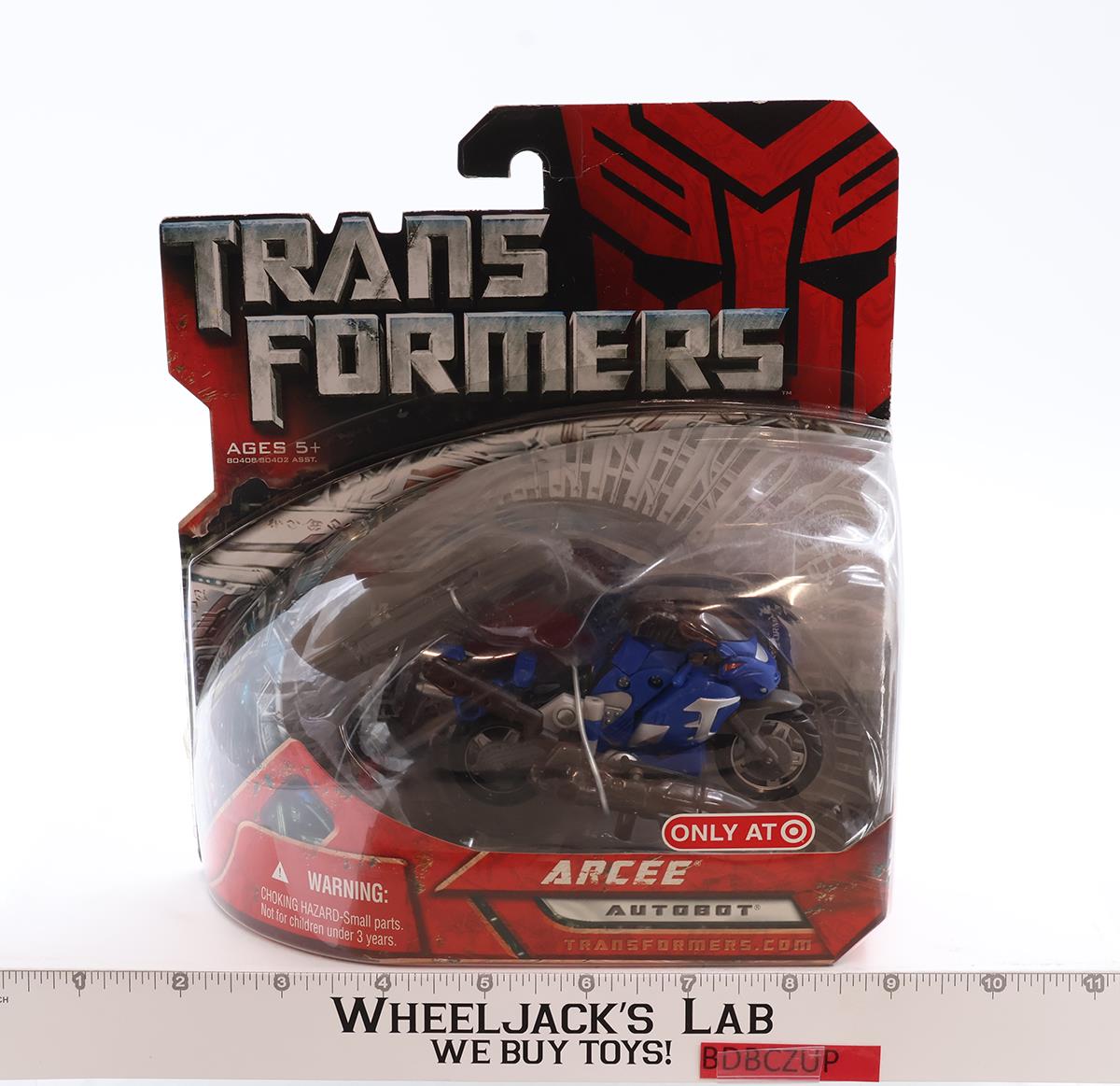 Blue Arcee Transformers Movie Target Exclusive 2007 Hasbro Figure NEW SEALED