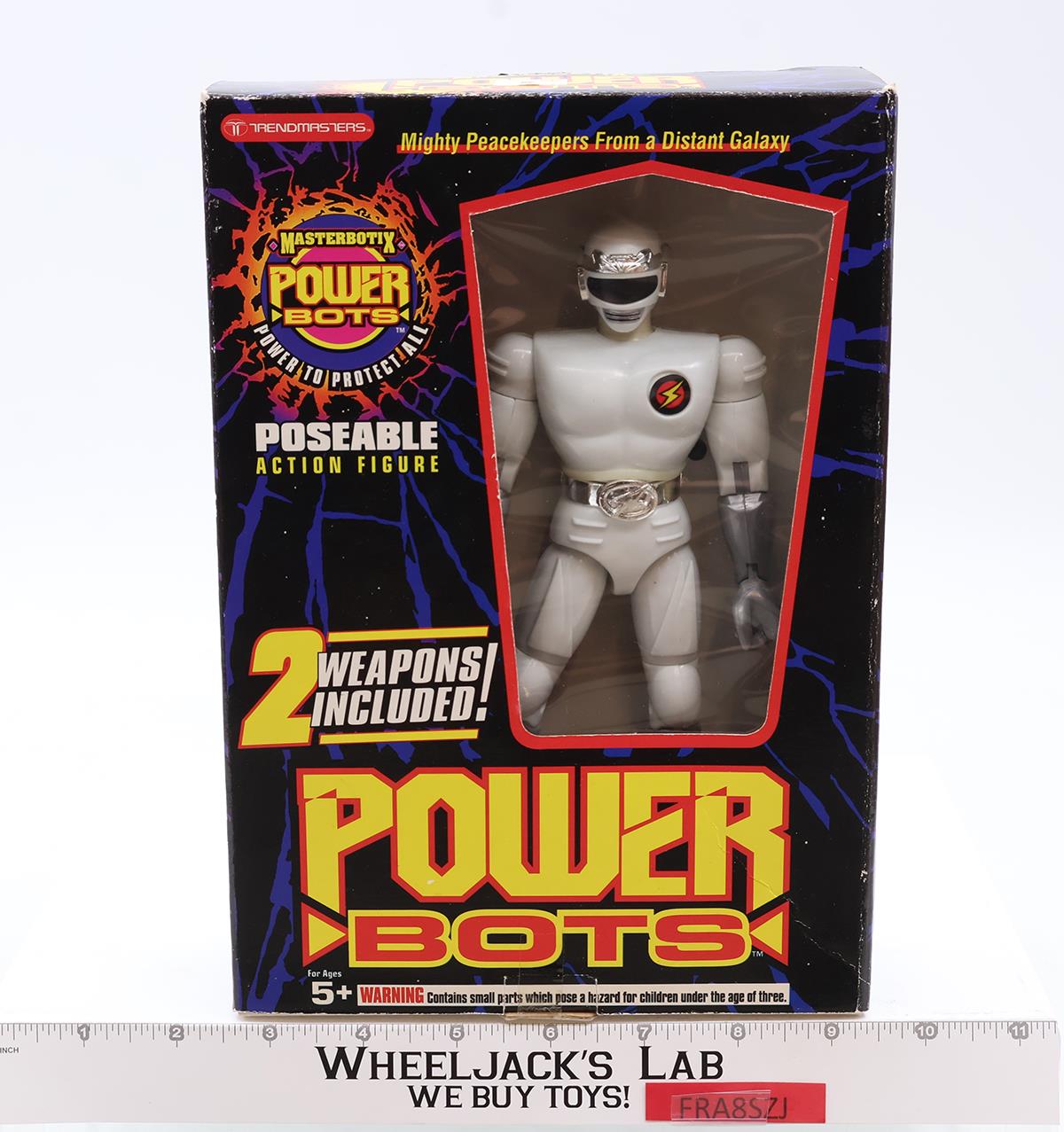 Echo White Ranger Power Bots Masterbotix 1994 Trendmasters Figures NEW SEALED