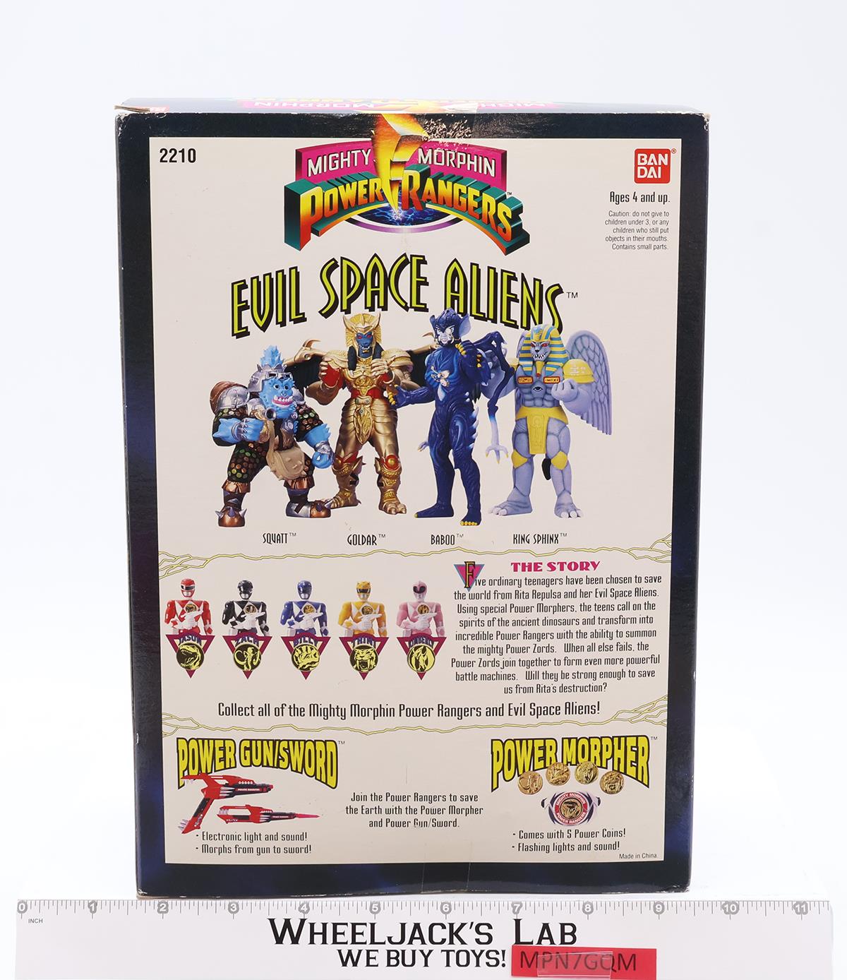 Baboo Mighty Morphin Power Rangers 1994 Bandai Action Figure NEW MISB SEALED