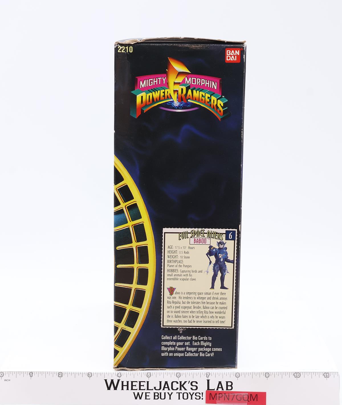 Baboo Mighty Morphin Power Rangers 1994 Bandai Action Figure NEW MISB SEALED