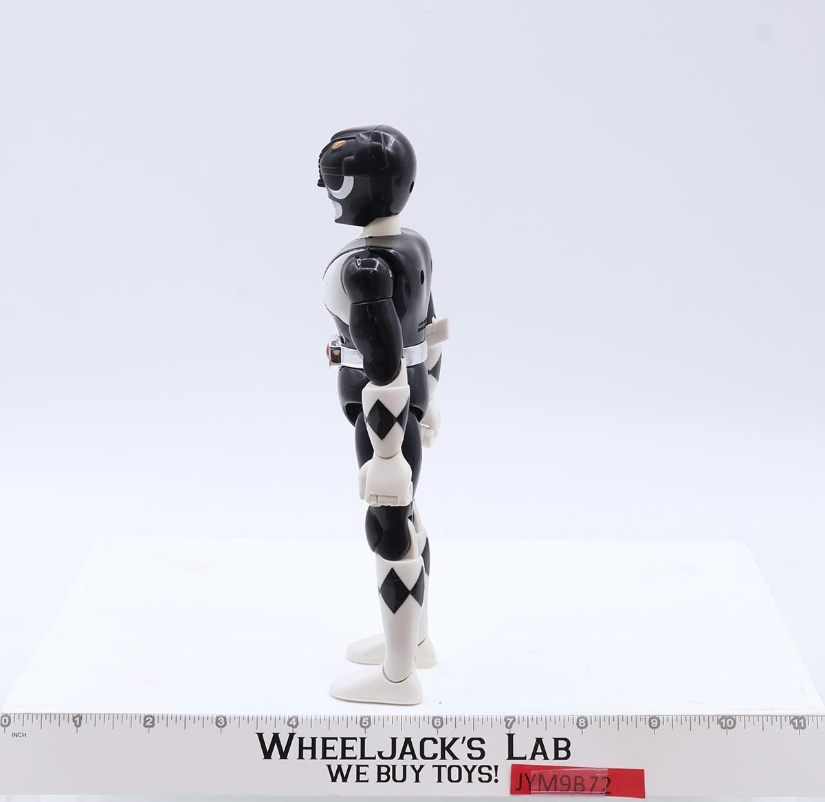 Zach Black Ranger Complete Mighty Morphin Power Rangers 1993 Bandai 8" Figure