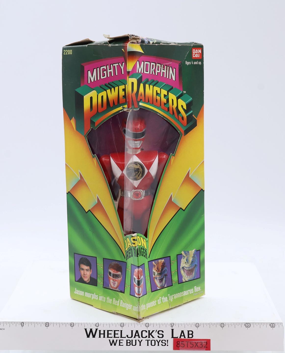 Jason Red Ranger Complete Mighty Morphin Power Rangers 1993 Bandai 8" NEW MIB