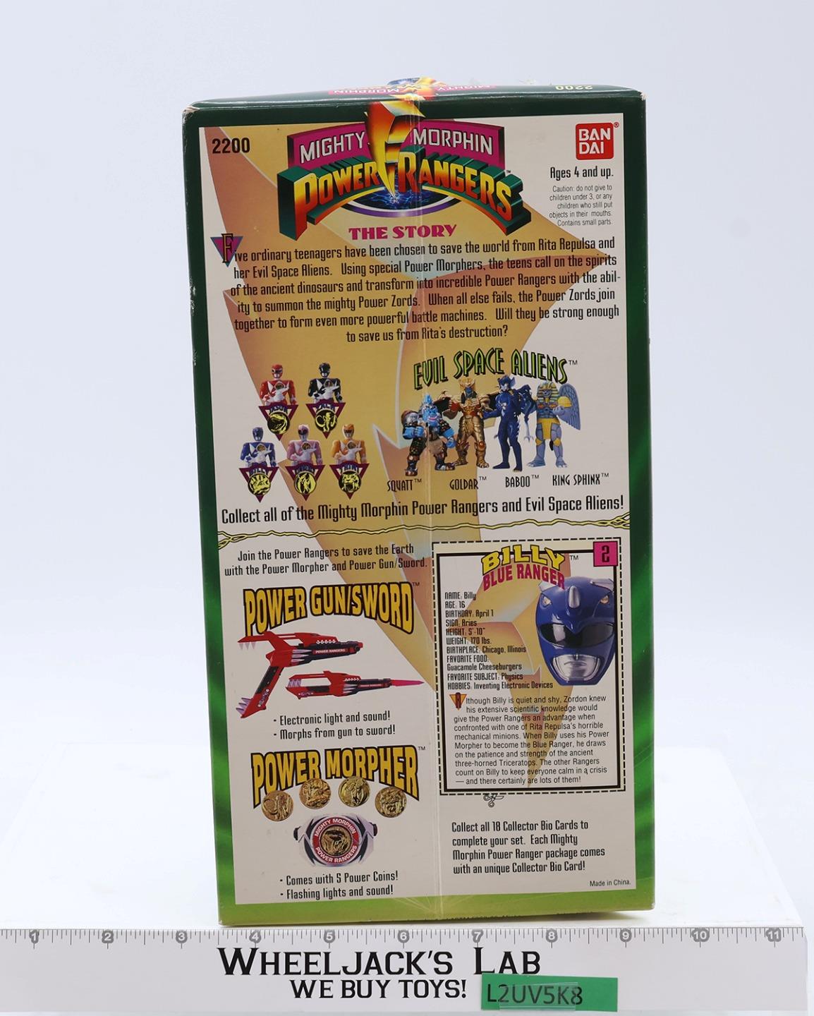 Billy Blue Ranger Mighty Morphin Power Rangers 1993 Bandai Action Figure
