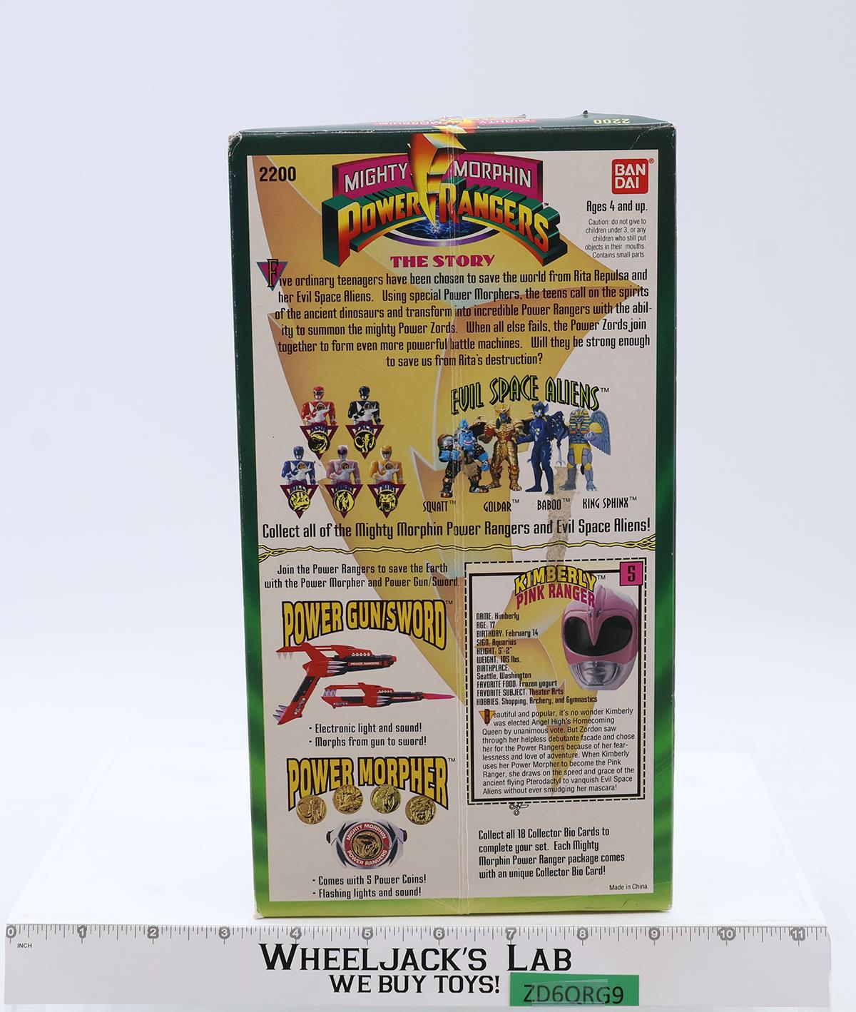Kimberly Pink Ranger Mighty Morphin Power Rangers 1993 Bandai 8" Action Figure