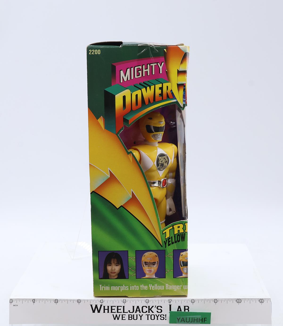 Trini Yellow Ranger Mighty Morphin Power Rangers 1993 Bandai Figure NEW SEALED