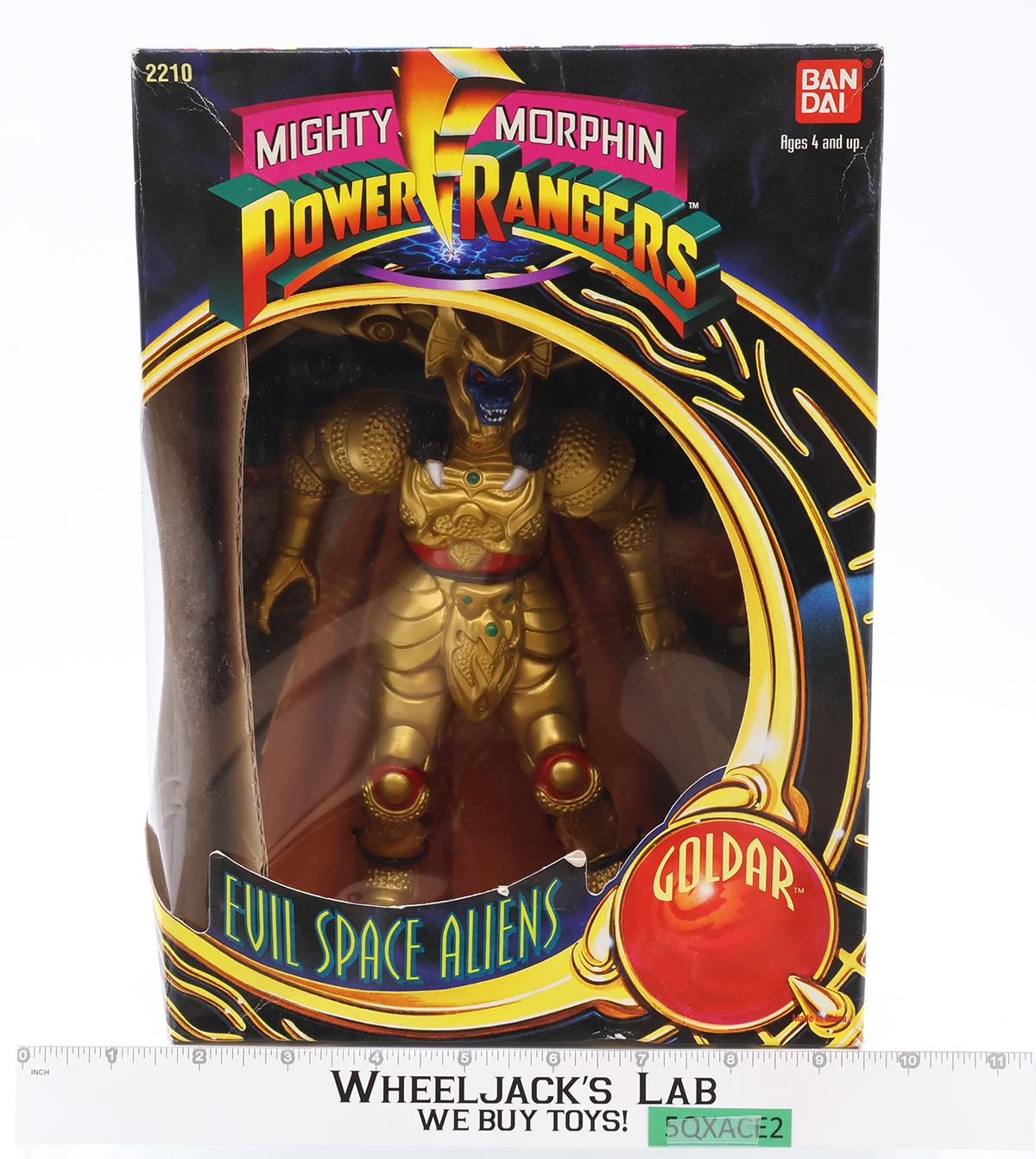Goldar Mighty Morphin Power Rangers 1994 Bandai Action Figure NEW SEALED