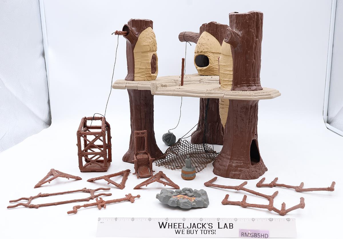 Endor Ewok Village 100% Complete Star Wars ROTJ 1983 Kenner Vintage Playset