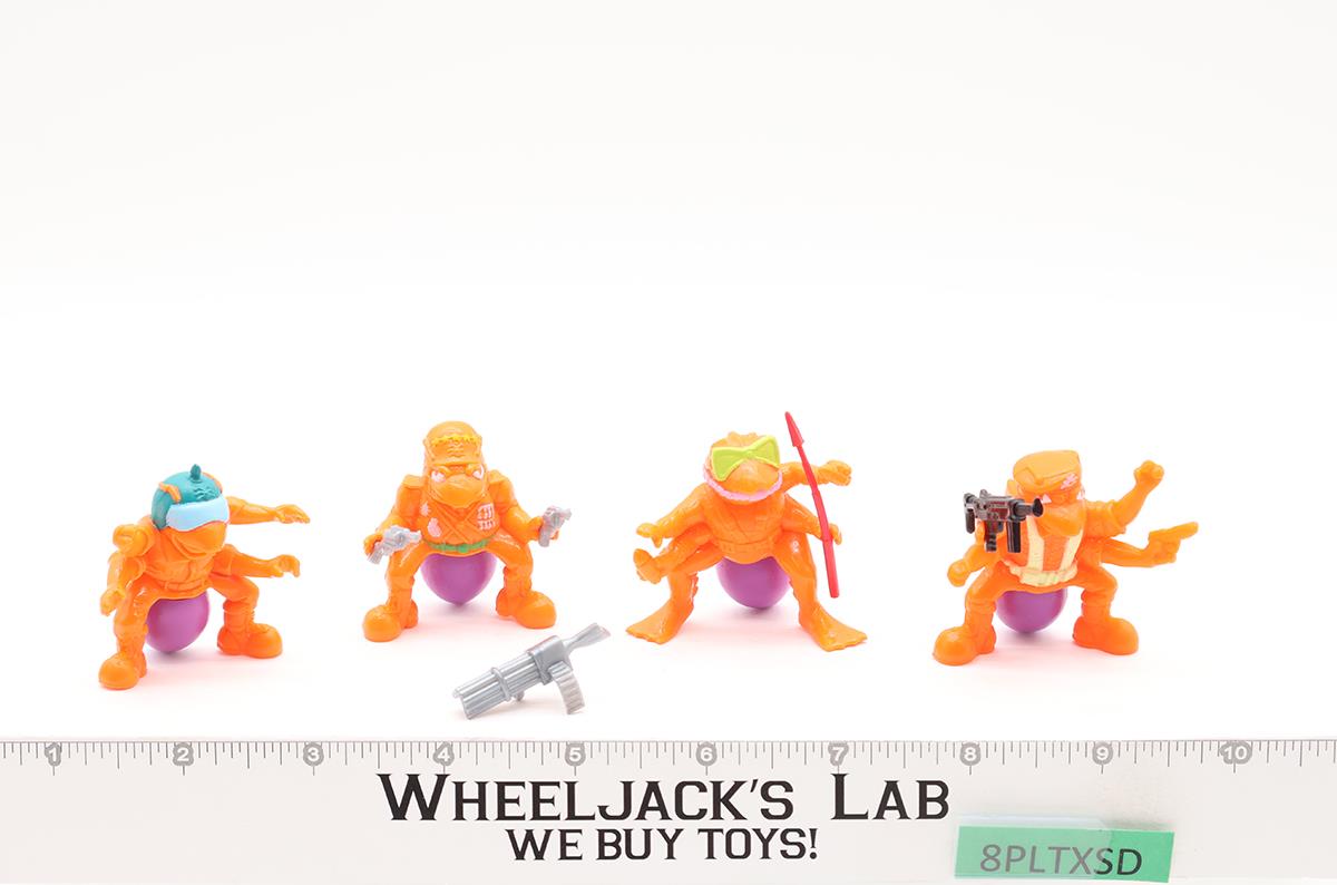 Lot of 8 Orange Blue Army Ants 1987 Hasbro Vintage Action Figures