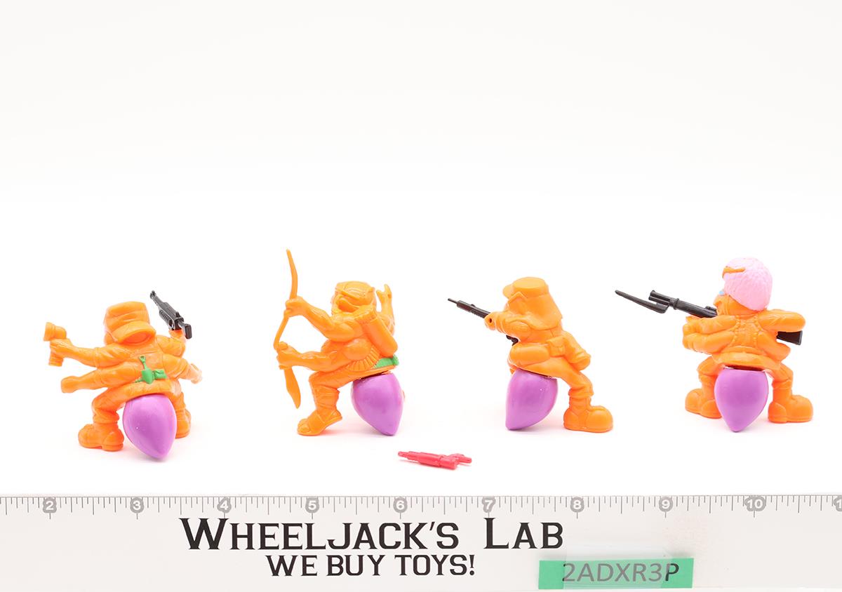 Army Ants Lot of 8 Orange Blue 1987 Hasbro Vintage Action Figures