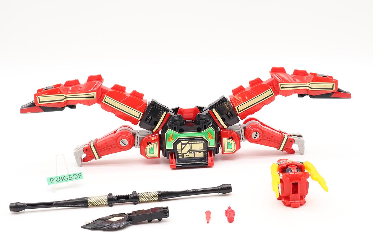 Red Dragon Thunderzord 100% Complete Power Rangers 1994 Bandai Vintage