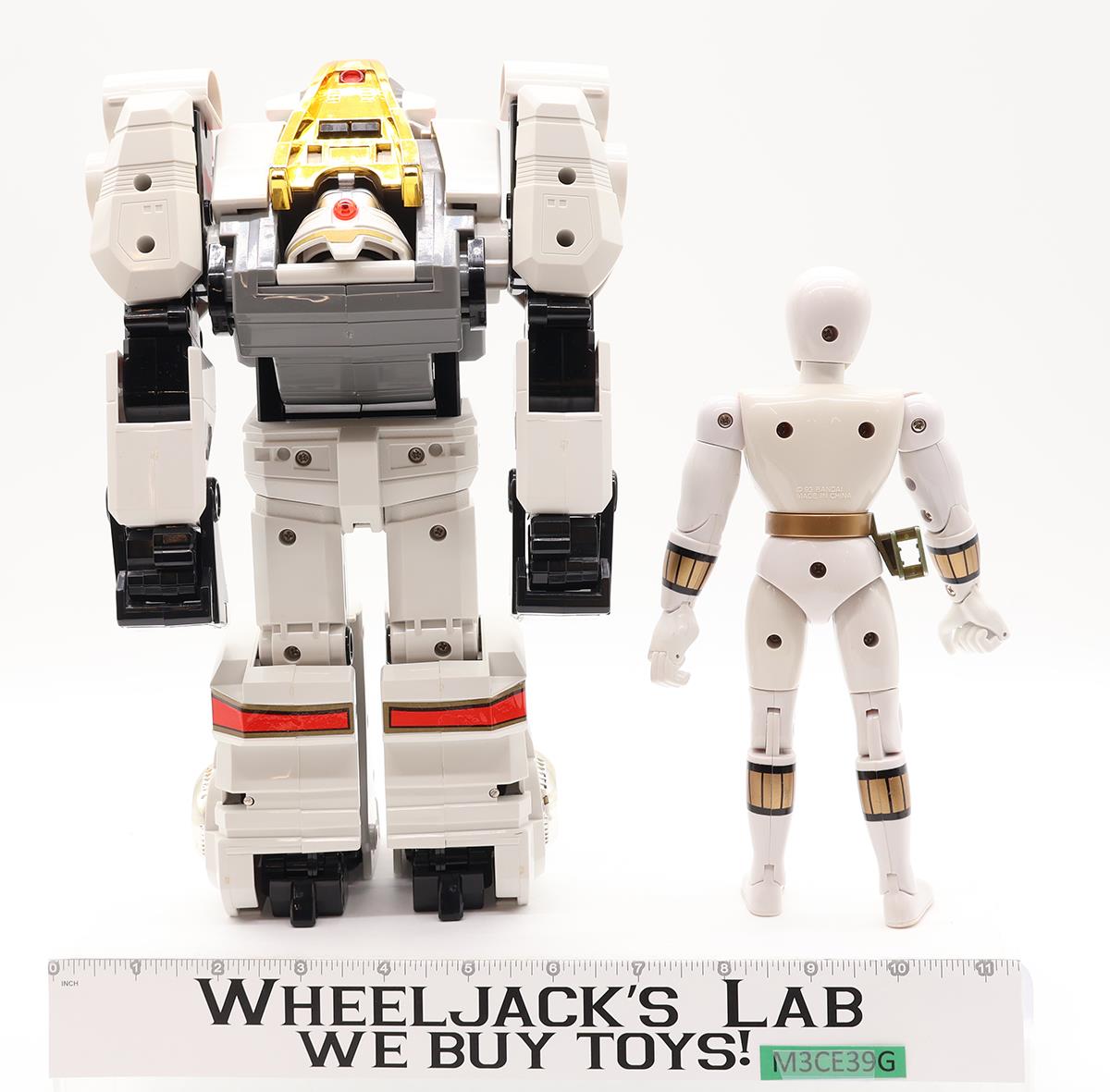 White Tigerzord 100% Complete WORKS Power Rangers 1994 Bandai Action Figure