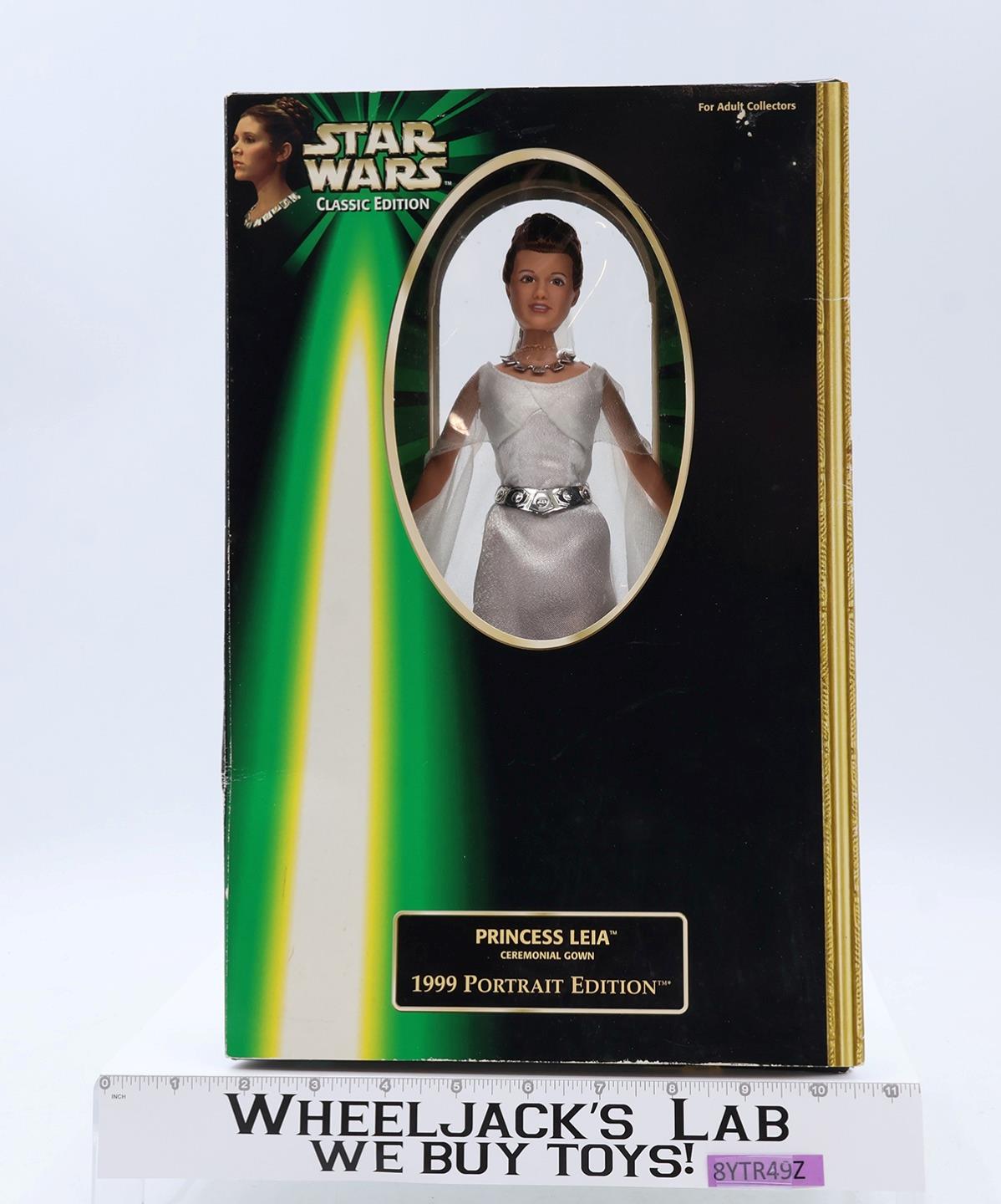 Princess Leia Ceremonial Gown 1999 Portrait Edition Star Wars Hasbro 12" Figure