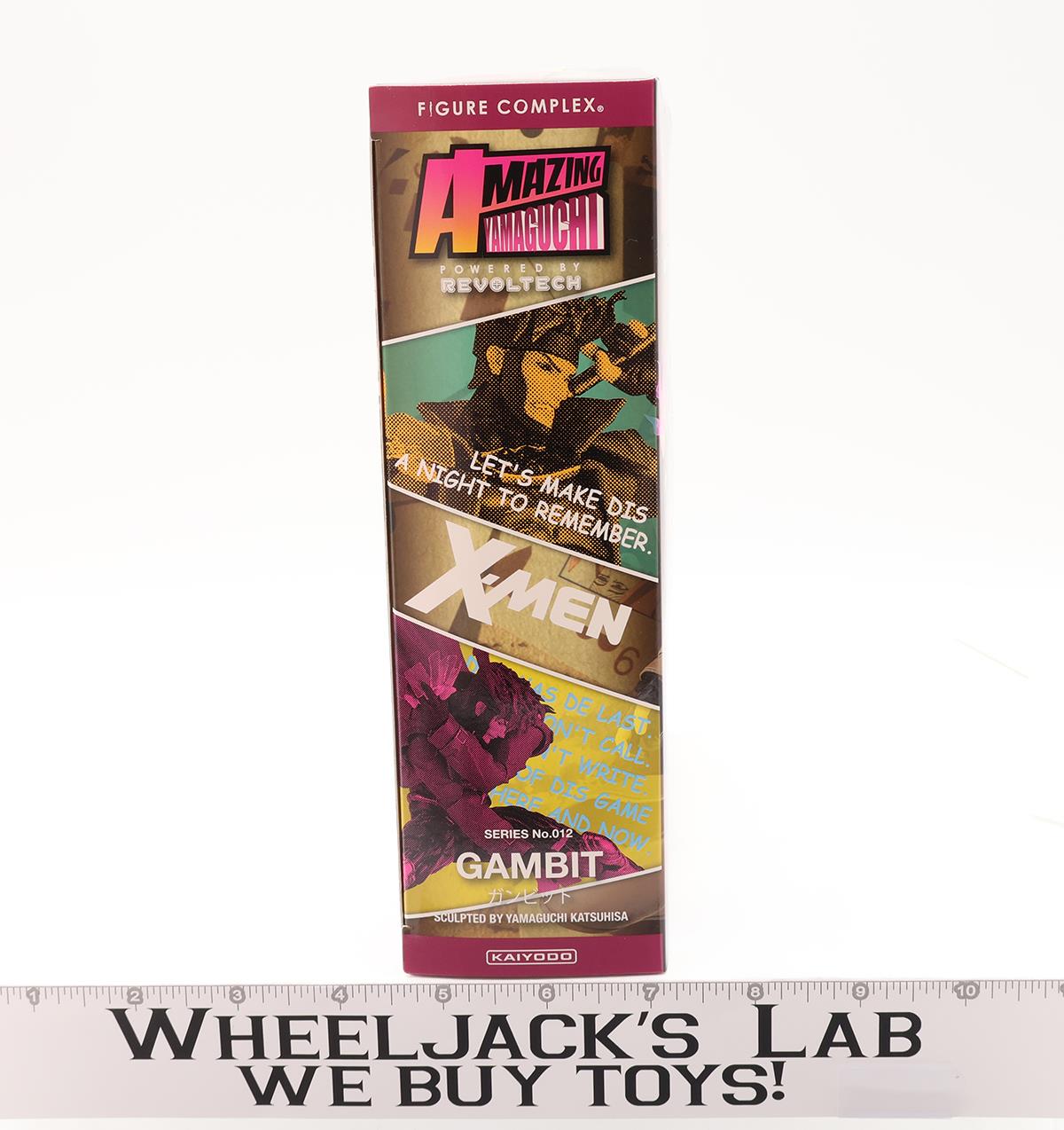 Gambit Marvel Figure Complex Amazing Yamaguchi Kaiyodo Revoltech NEW MIB