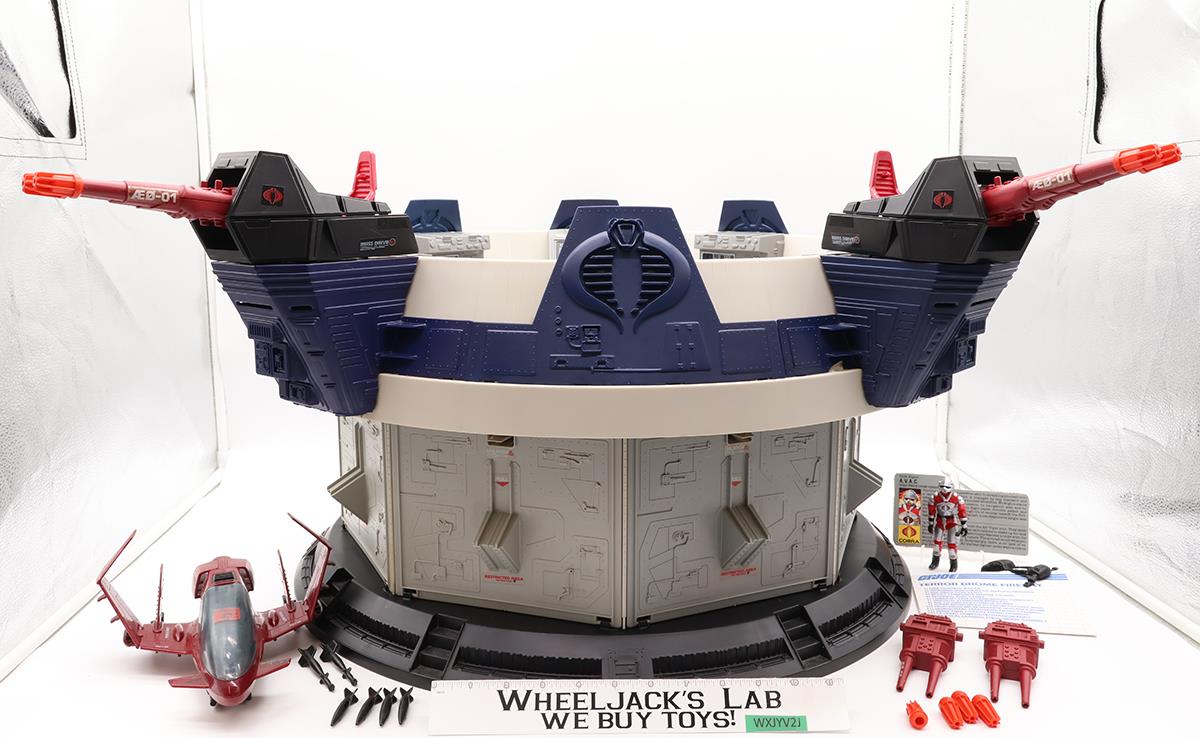 Terror Drome 100% Complete Unbroken GI Joe 1986 Hasbro Figure Playset NO REPRO