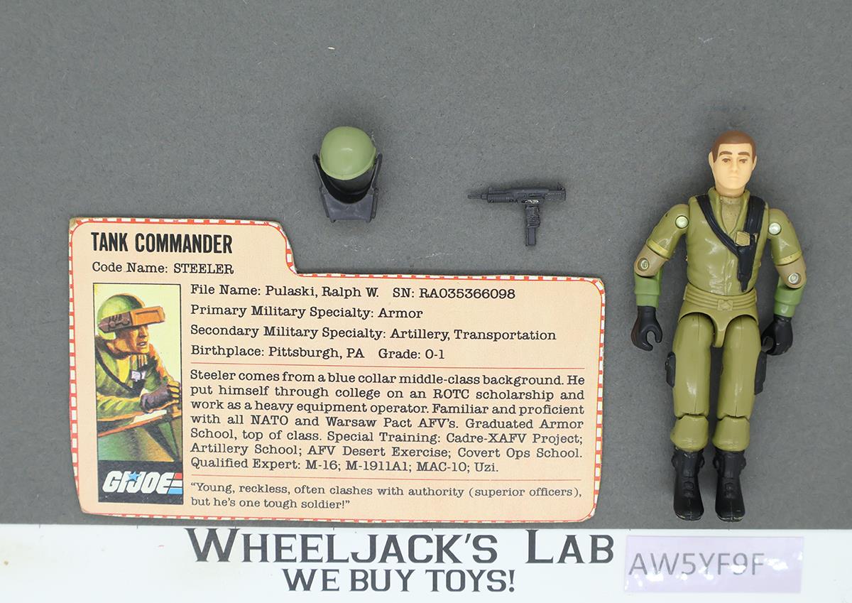 Steeler V1.5 Swivel Arms G.I. Joe 1983 Hasbro Vintage Action Figure