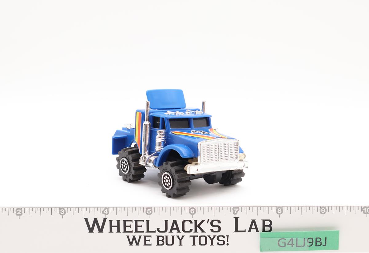 Blue Semi Truck 4x4 Gen 1 LJN Rough Riders Stomper 1981 Vtg Light WORKS