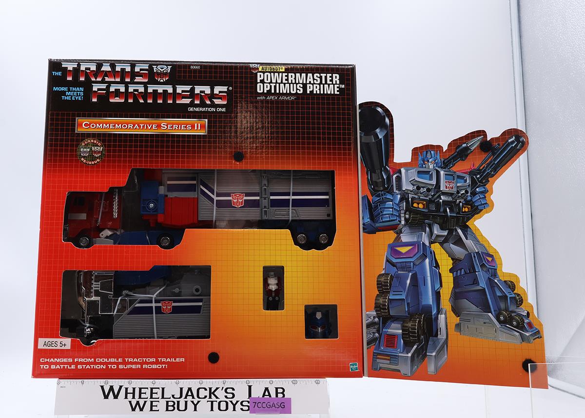 Powermaster Optimus Prime Transformers Commemorative Series Hasbro NEW SEALED