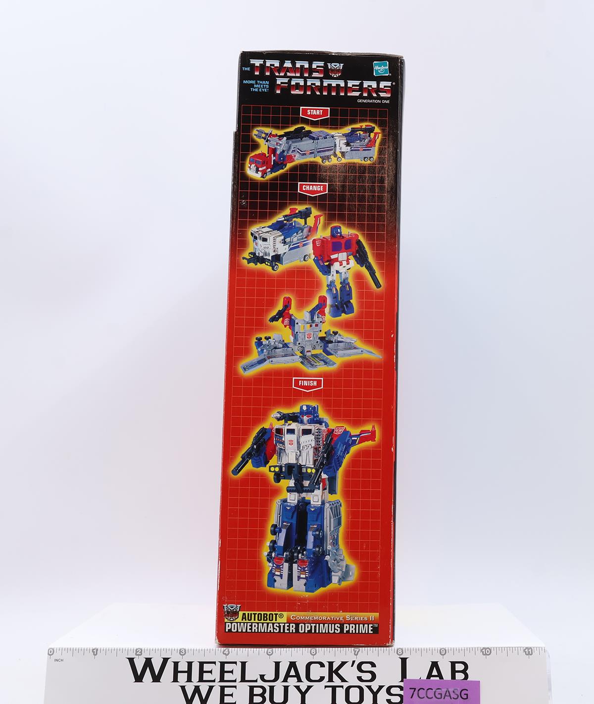 Powermaster Optimus Prime Transformers Commemorative Series Hasbro NEW SEALED