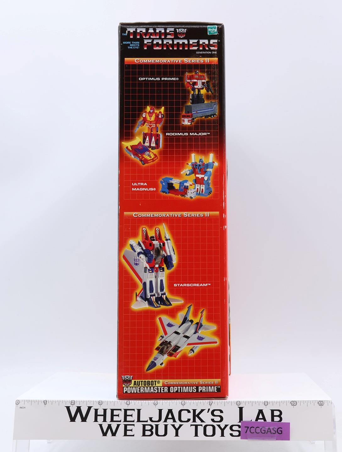 Powermaster Optimus Prime Transformers Commemorative Series Hasbro NEW SEALED