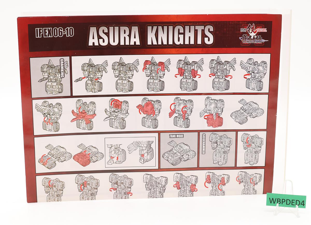 IF EX-06-10 Asura Knights Third Party Iron Factory Action Figure Set NEW MIB