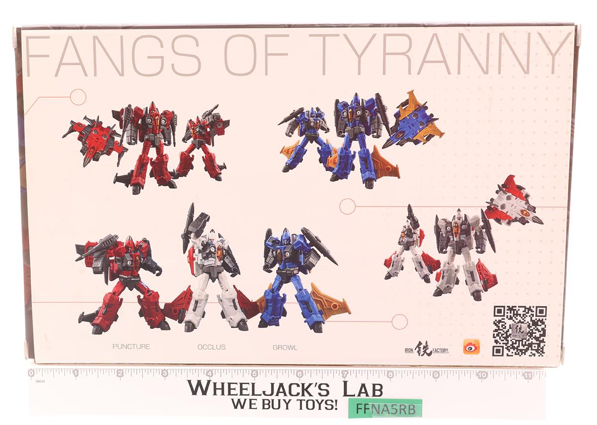 IF EX-20F Fangs of Tyranny Third Party Iron Factory Action Figure Set NEW MIB