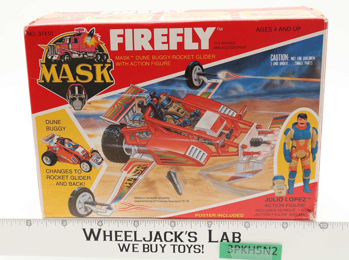 Firefly Julio Lopez 100% Complete W/Box MASK 1986 Kenner Vintage Action Vehicle