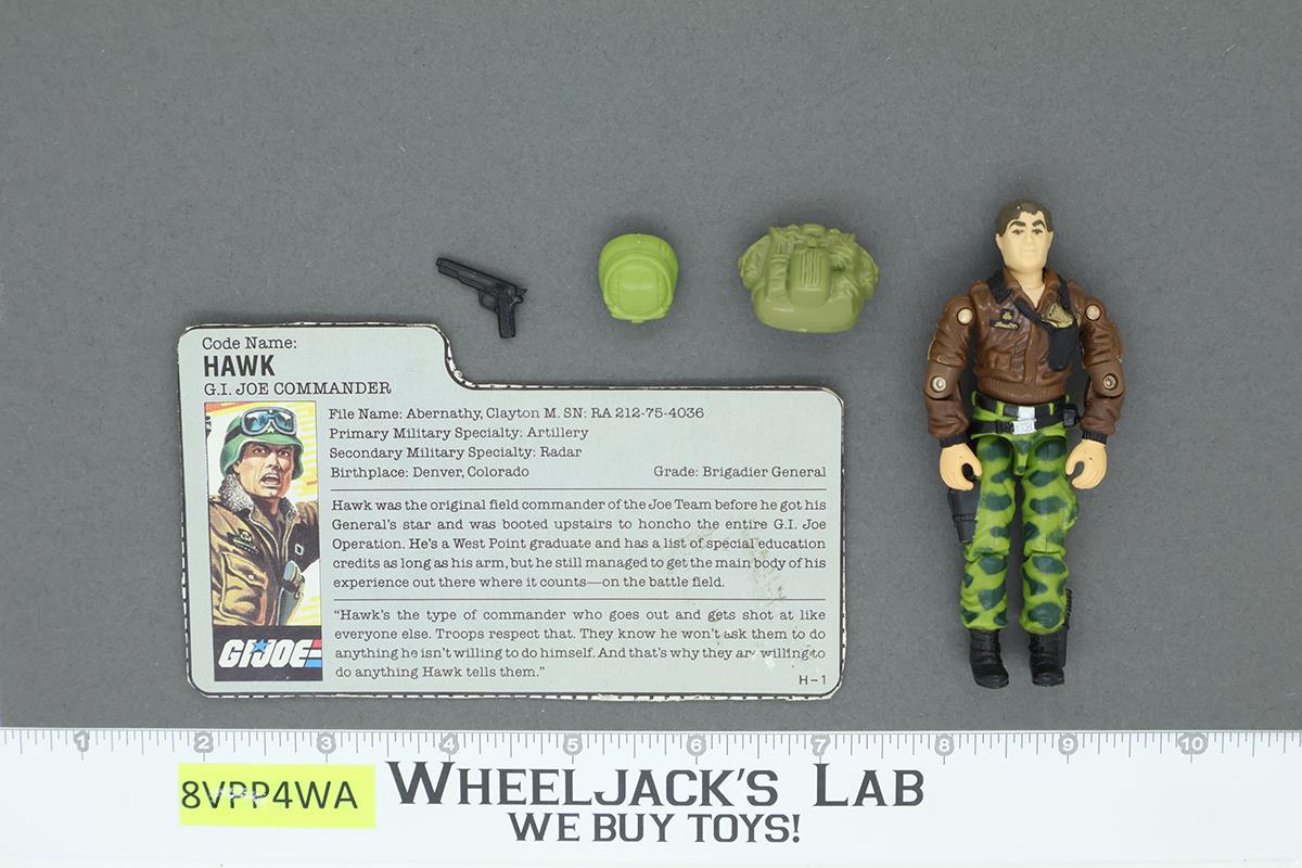 Hawk V2 100% Complete G.I. Joe 1986 Hasbro Vintage Action Figure