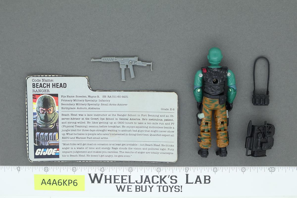 Beach Head V1 100% Complete G.I. Joe 1986 Hasbro Vintage Action Figure