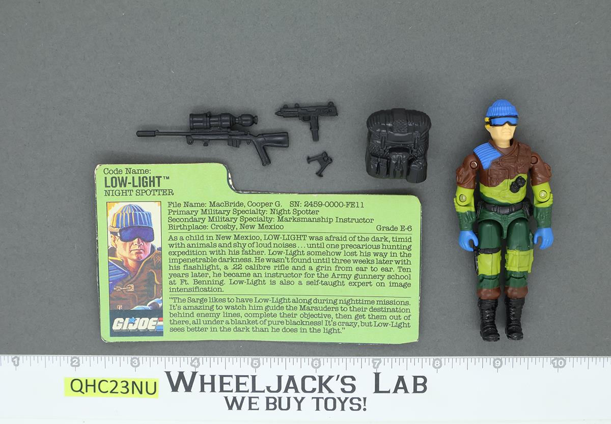 Low-Light V2 Slaughters Marauders Complete G.I. Joe 1989 Hasbro Vintage Figure