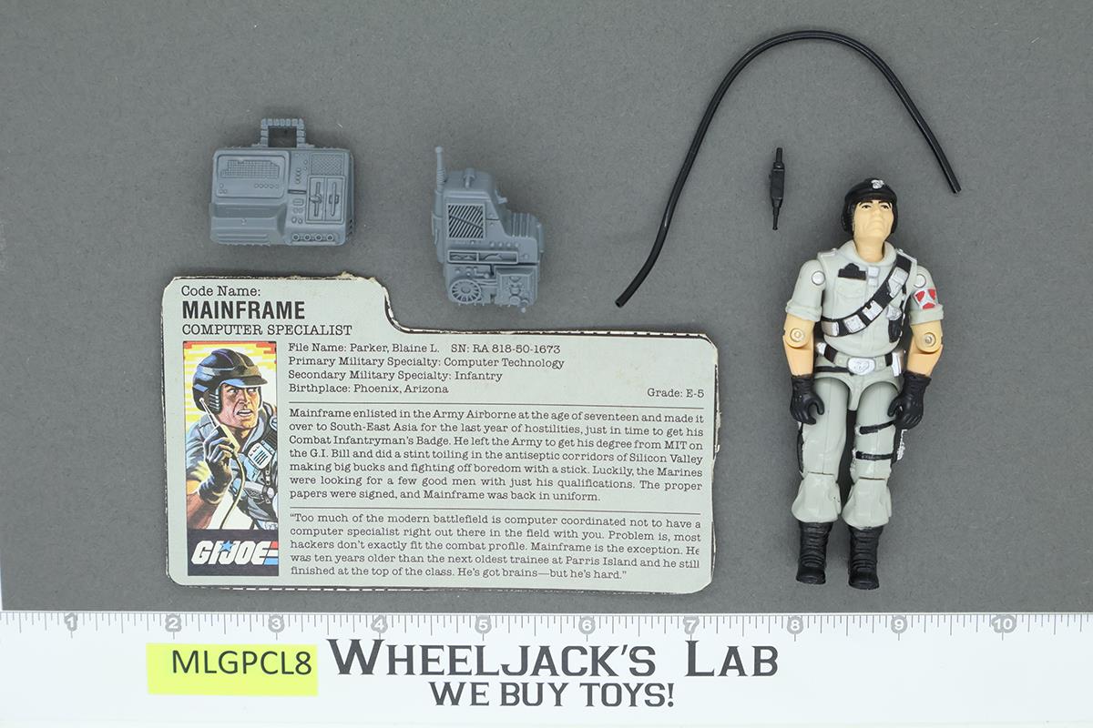Mainframe V1 100% Complete G.I. Joe 1986 Hasbro Vintage Action Figure