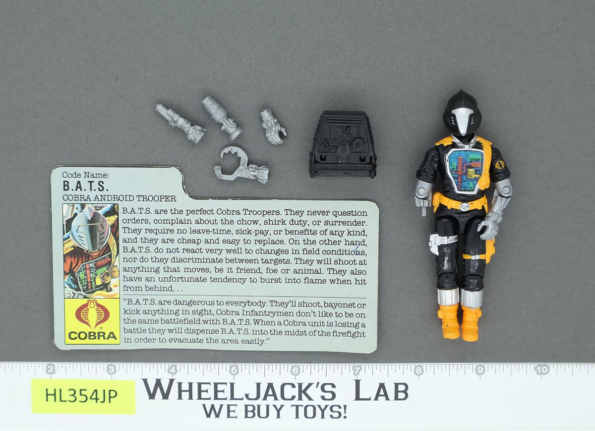 B.A.T.S. V1 100% Complete G.I. Joe 1986 Hasbro Vintage Action Figure