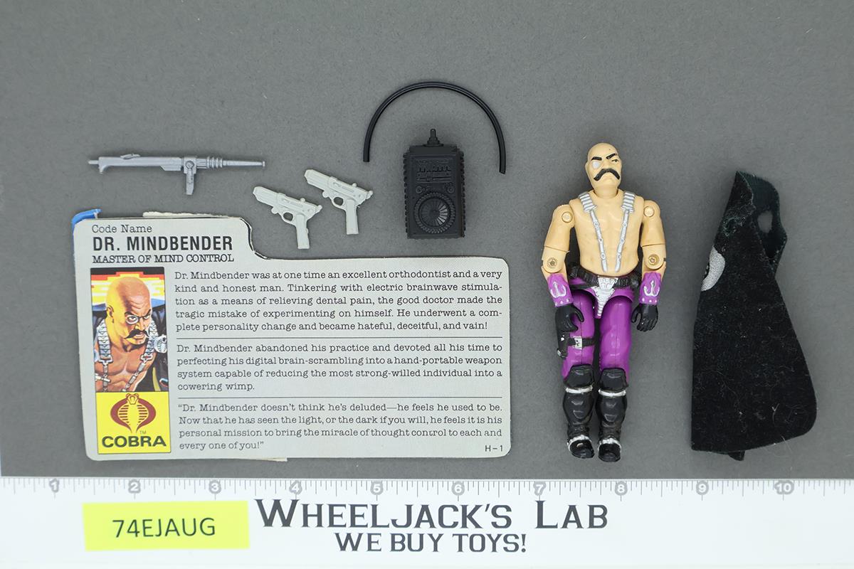 Dr. Mindbender V1 100% Complete G.I. Joe 1986 Hasbro Vintage Action Figure